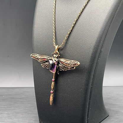 Collana Libellula Ametista (Codice: CO LI 001)
