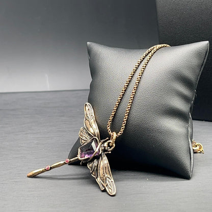 Collana Libellula Ametista (Codice: CO LI 001)