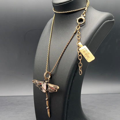 Collana Libellula Quarzo Rosa (Codice: CO LI 002)