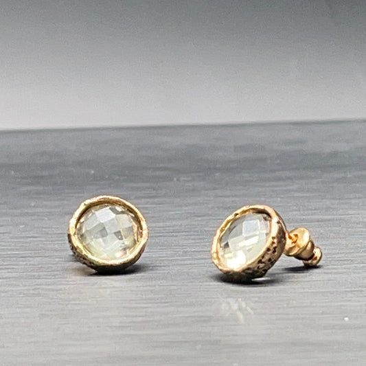 Orecchini Lobo Prasiolite (Codice: OE PR 001)