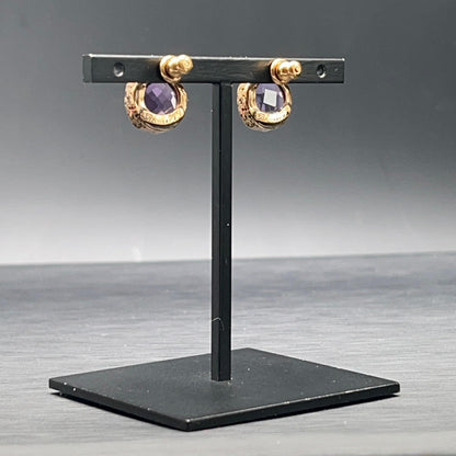 Orecchini Lobo Ametista (Codice: OE AM 001)