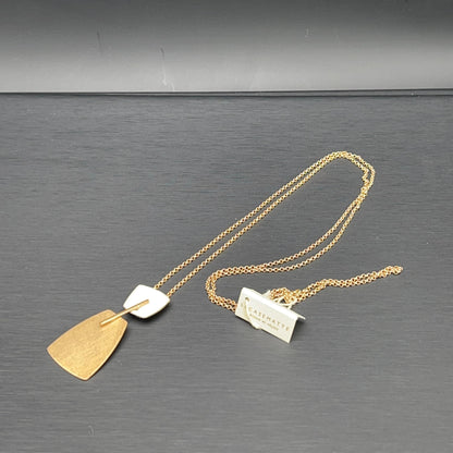 Collana Pendente Avorio e Oro