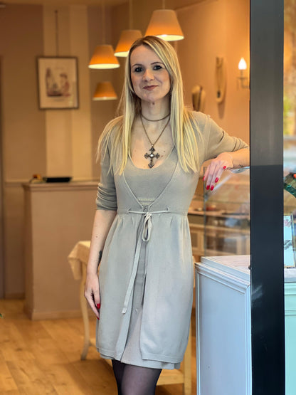 Collana Croce Barocca con Perla