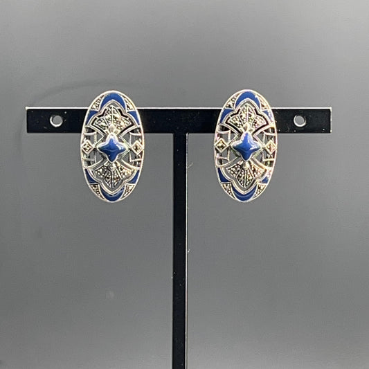 Orecchini Blu Moreschi
