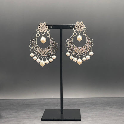 Orecchini Filigrana d’Argento con Perle