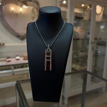 Collana Art Déco con Corniola e Marcassiti