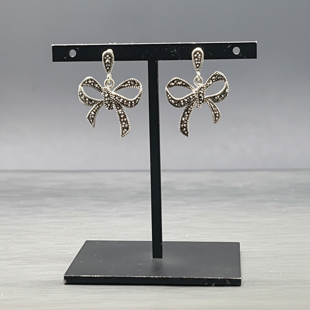 Orecchini Liberty a Fiocco con Marcassiti
