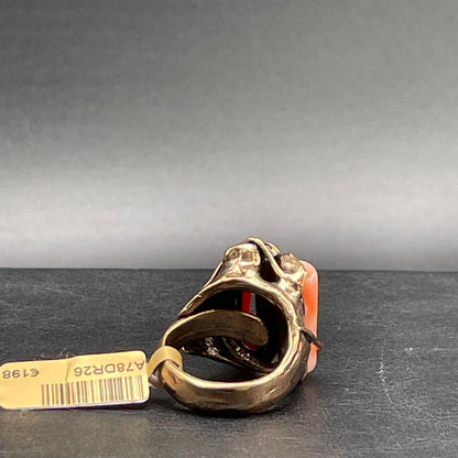 Anello Corallo Rosso e Rosa