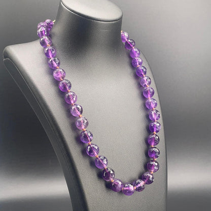 Collana in Ametista Sfaccettata