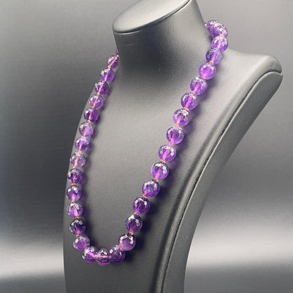 Collana in Ametista Sfaccettata