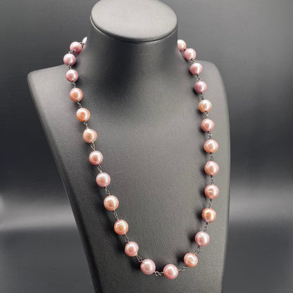 Collana di Perle Malva a Rosario