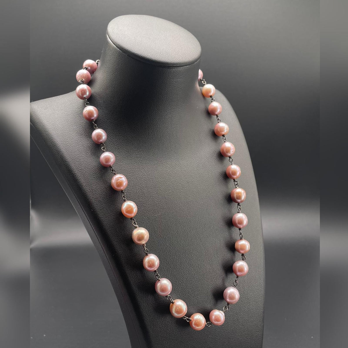 Collana di Perle Malva a Rosario