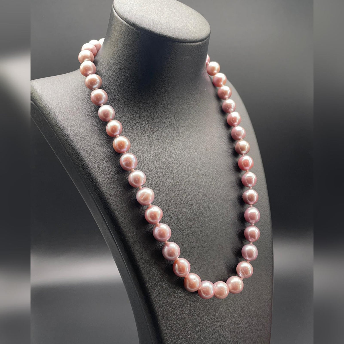 Collana di Perle Coltivate Malva e Lilla