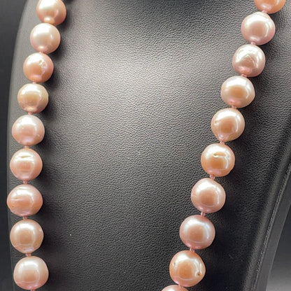 Collana di Perle Coltivate d’Acqua Dolce Lilla Rosa