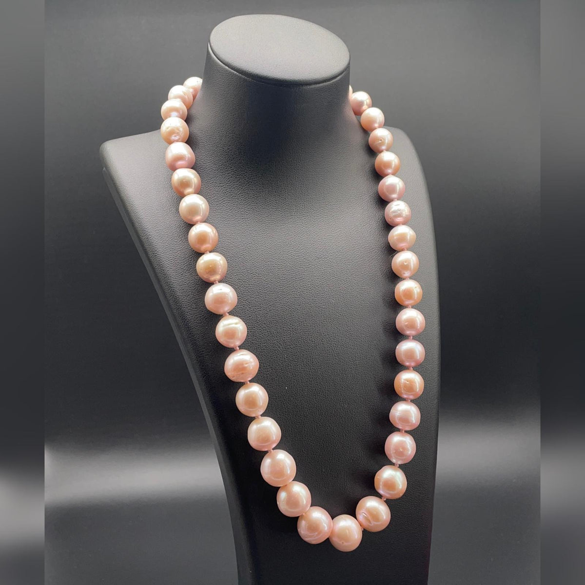 Collana di Perle Coltivate d’Acqua Dolce Lilla Rosa