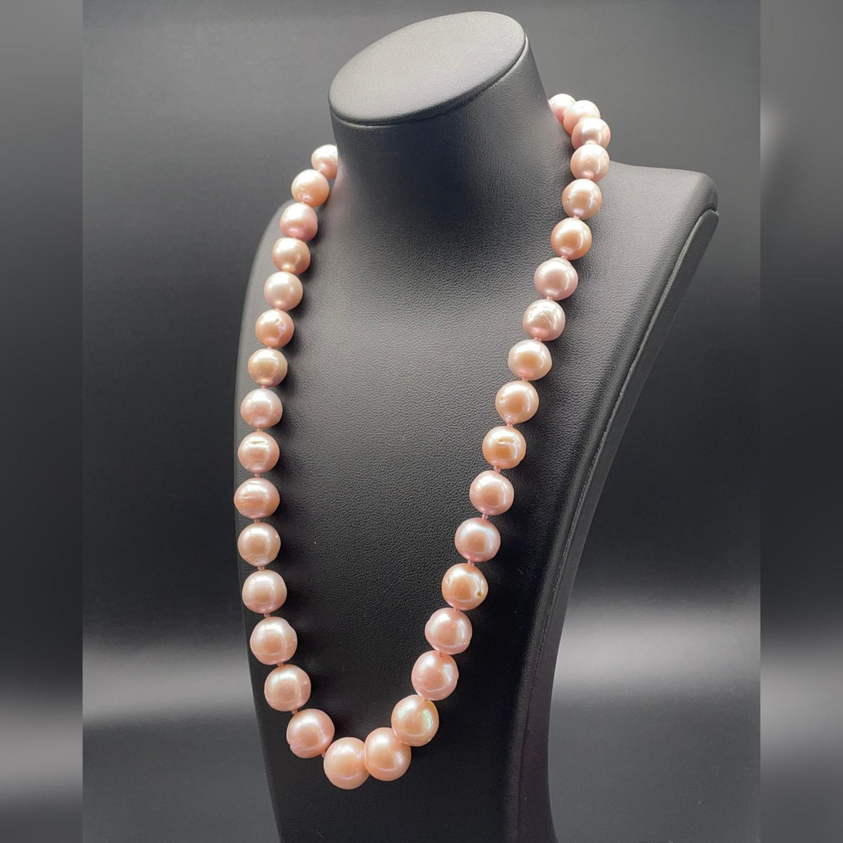 Collana di Perle Coltivate d’Acqua Dolce Lilla Rosa