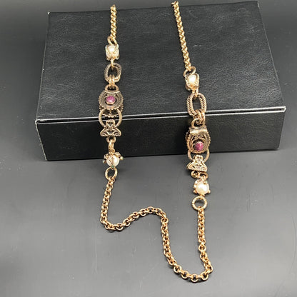Collana Rubino e Perla