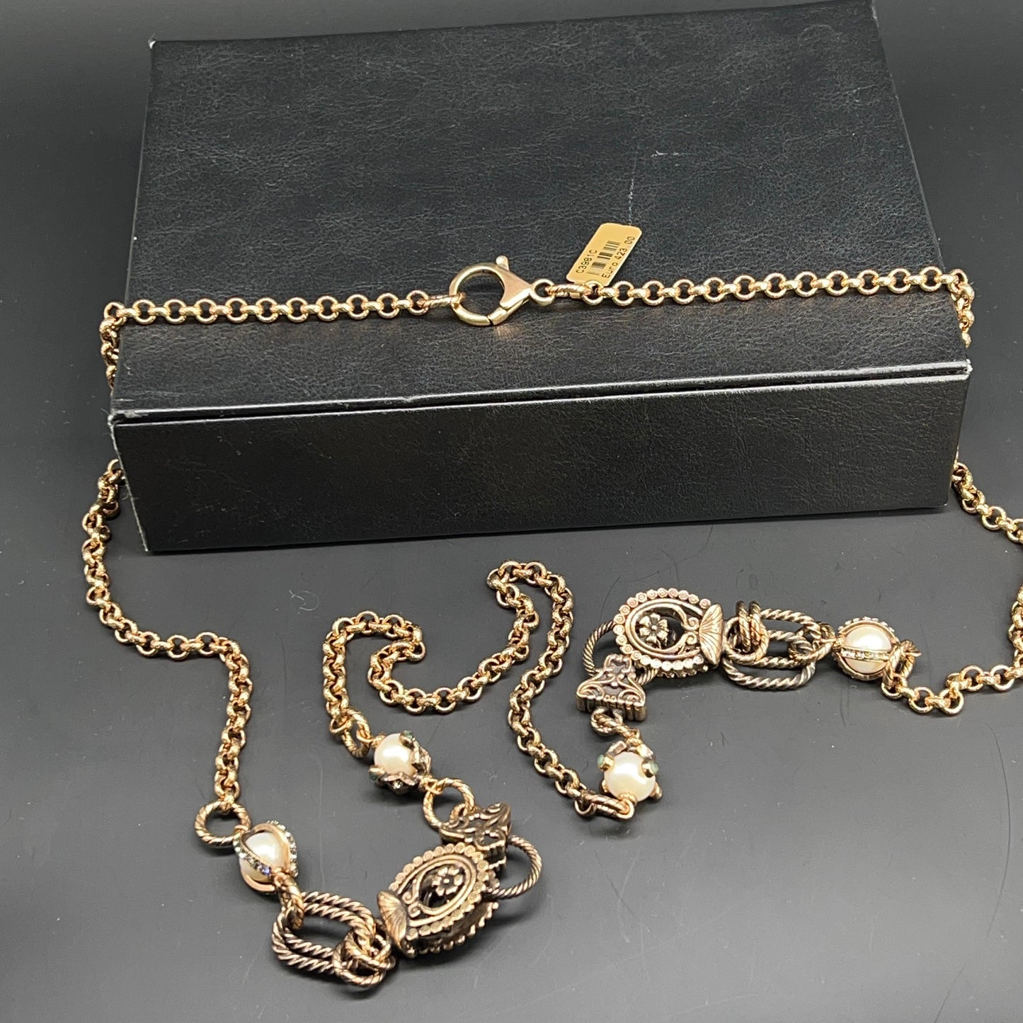 Collana Rubino e Perla