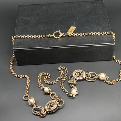Collana Rubino e Perla