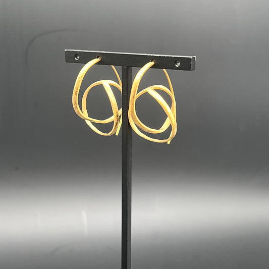Orecchini Spirale Dorata