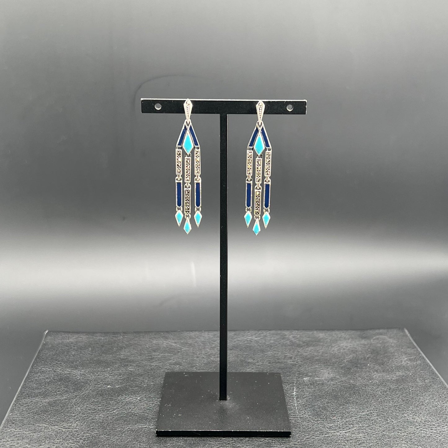 Orecchini Blu Déco (Codice: OR MD 001)