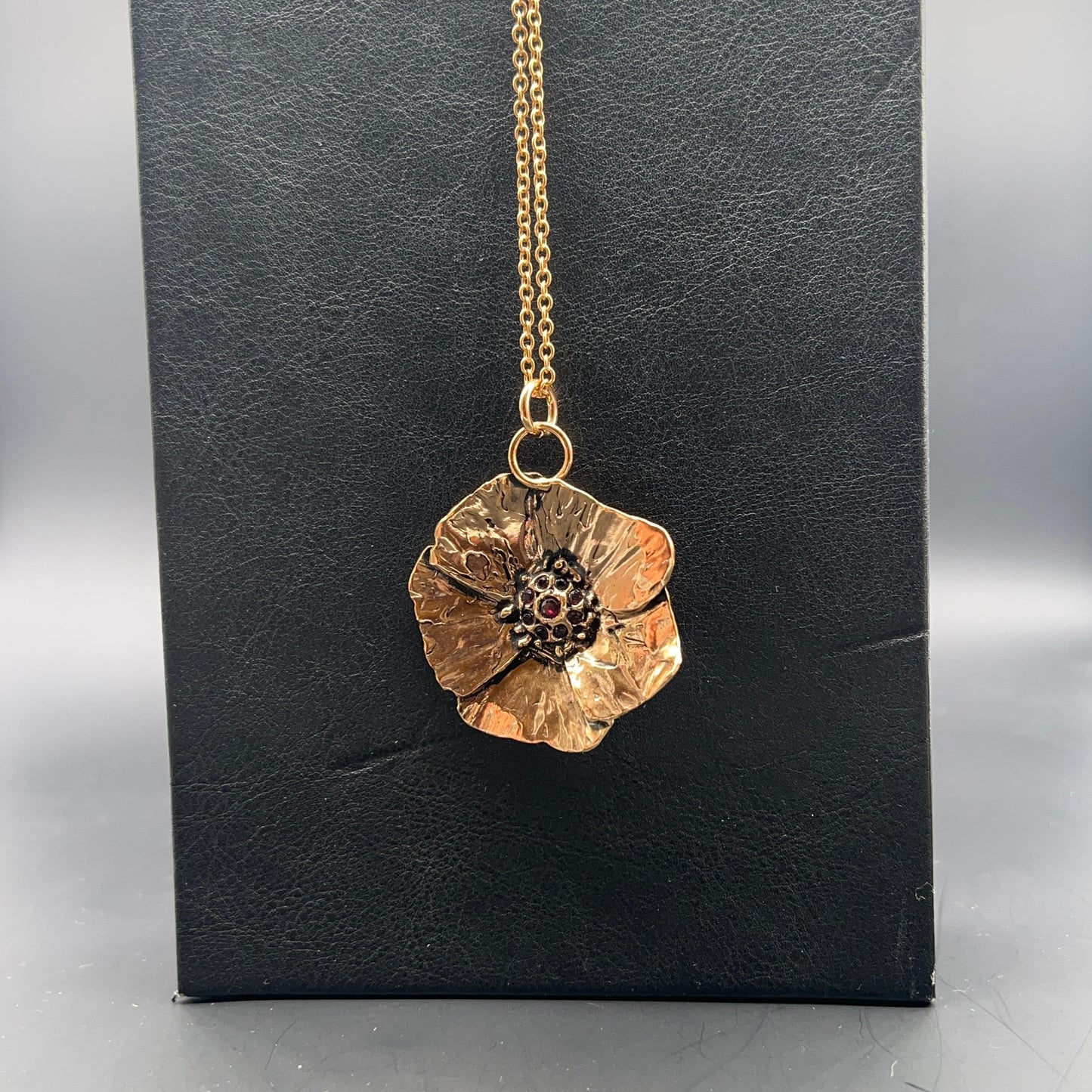 Collana Lunga Papavero