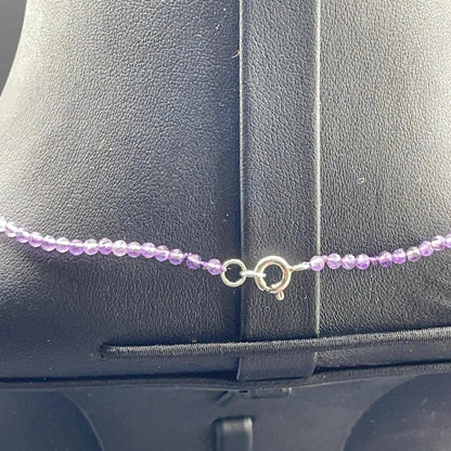 Collana BonBon in ametista e pietra verde, foto 4