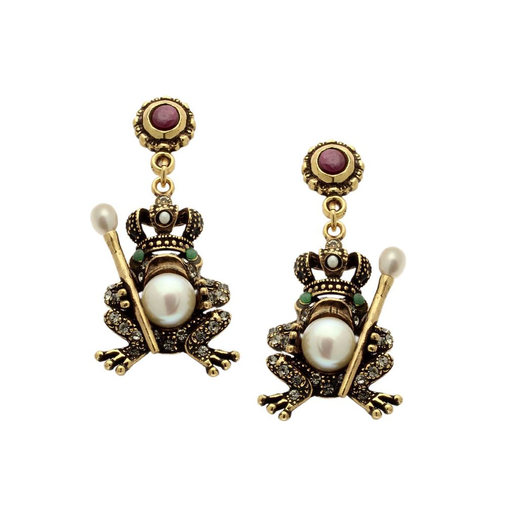 Orecchini Rana con Scettro (Codice: OE RS 001)