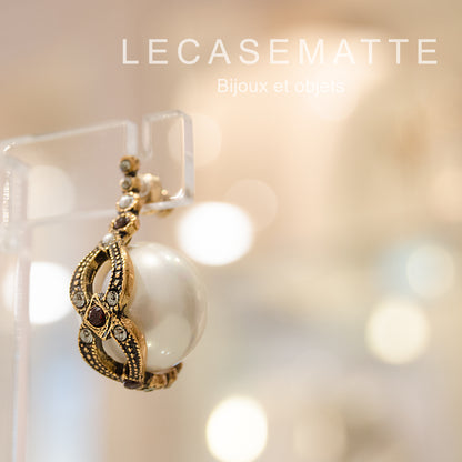 Orecchini Vintage Perla (Codice: OE VP 01)