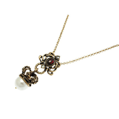 Collana Corona e Perla