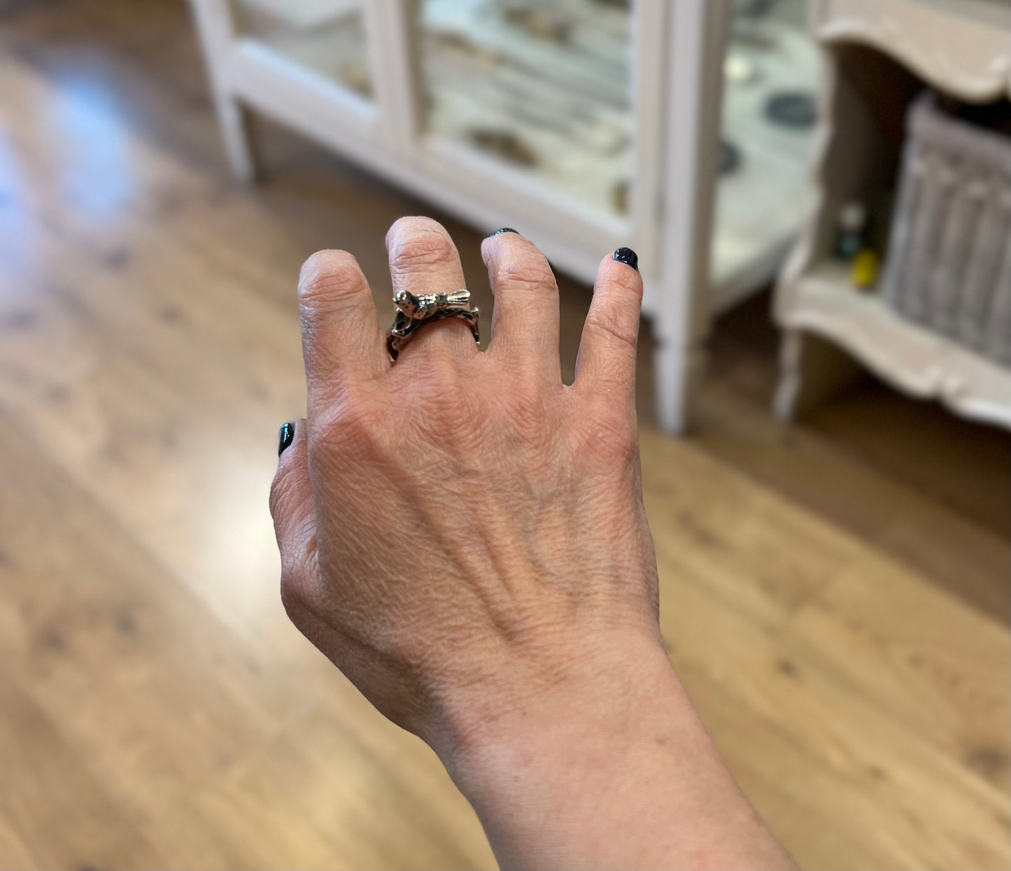 Anello Nature - Anello in Argento con Uccellino (Codice: AN N 01)